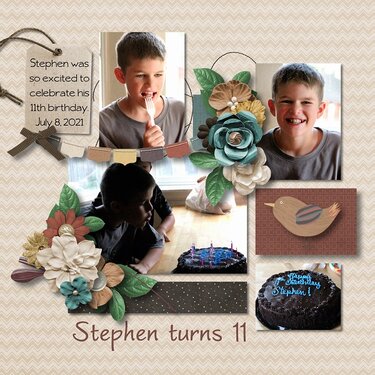 Stephen Turns 11