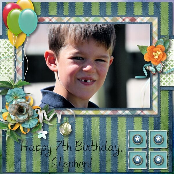 Happy 7th Birthday, Stephen!