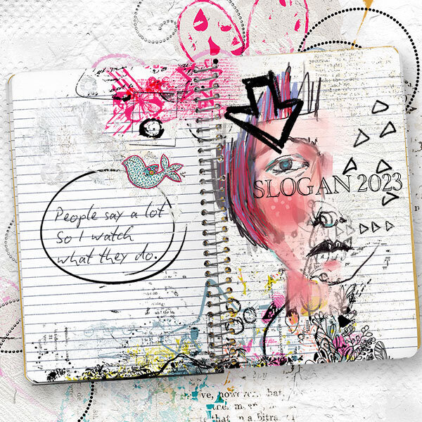 JANUARY 02 - ART JOURNALING