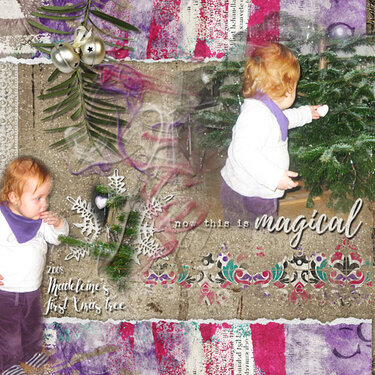 Magical - Madeleine&#039;s first Xmas tree