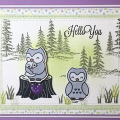 Owl Love Baby Card