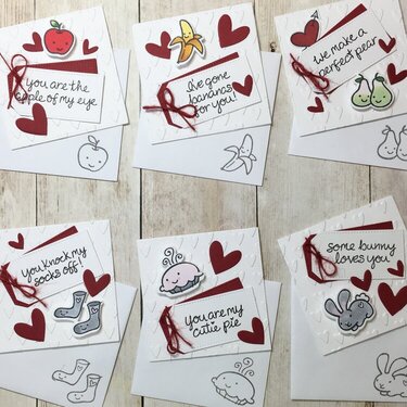 Silly Valentine&#039;s Mini Cards