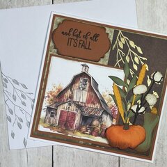Autumn Barn DIY Card