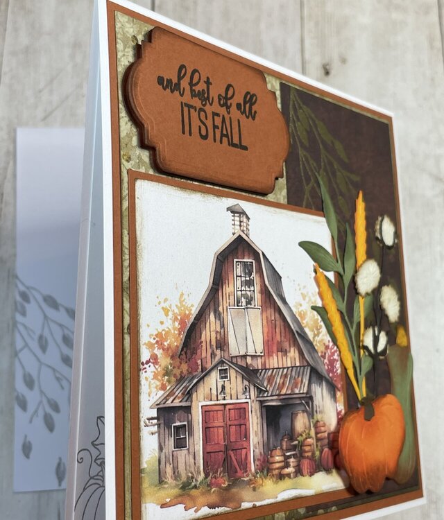 Autumn Barn DIY Card