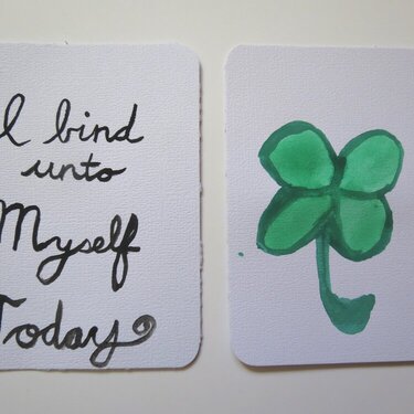 St. Patrick's Day Watercolor PL Cards