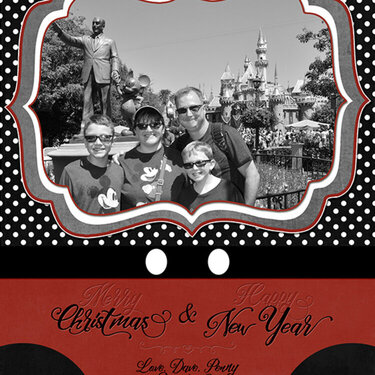 Disney Christmas Card 2016