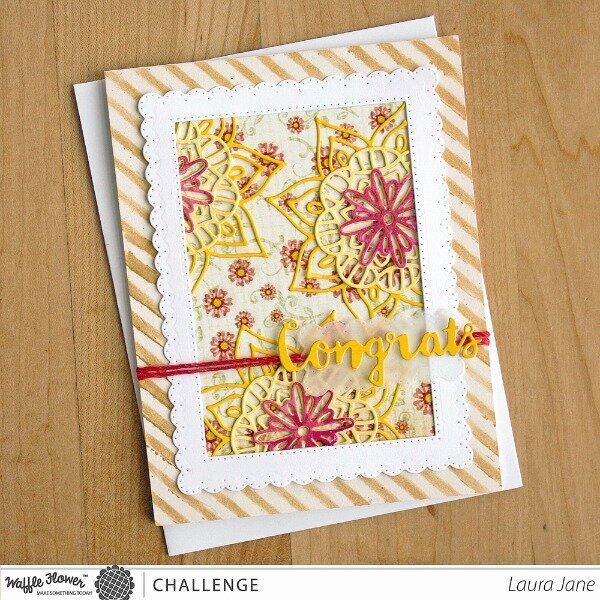 Lacy Flowers Card