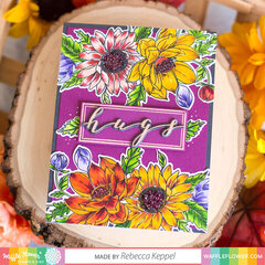 Simply Said 1 card with Sunflower Love florals