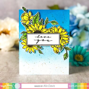 Sunflower Love Card