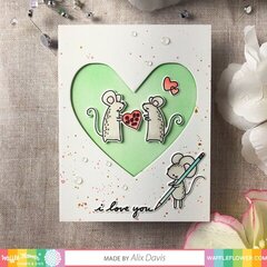 Darling Mice card