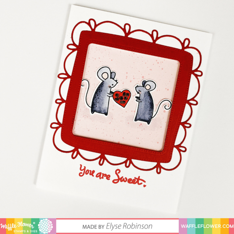 Darling Mice card