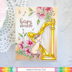 Harpy Birthday card