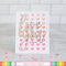 Oversized Love with Hearts Panel Background card