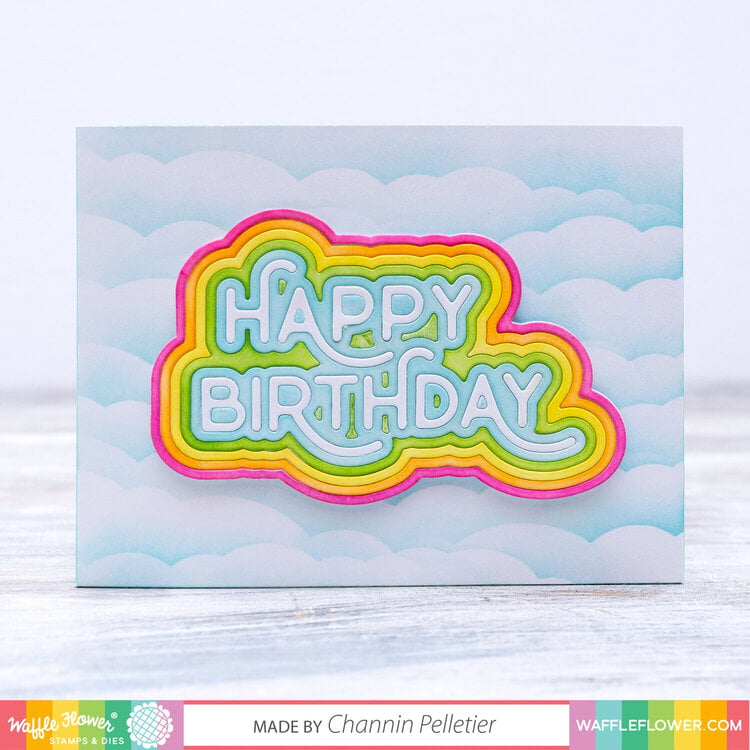 Rainbow Happy Birthday Card