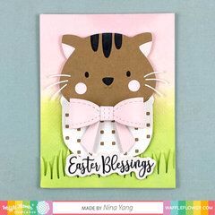Be a Cat Easter Card