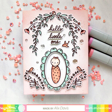 Hello Little One Baby Card