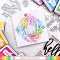Rainbow Sprigs Hello Card