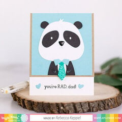 Panda Father's Day card