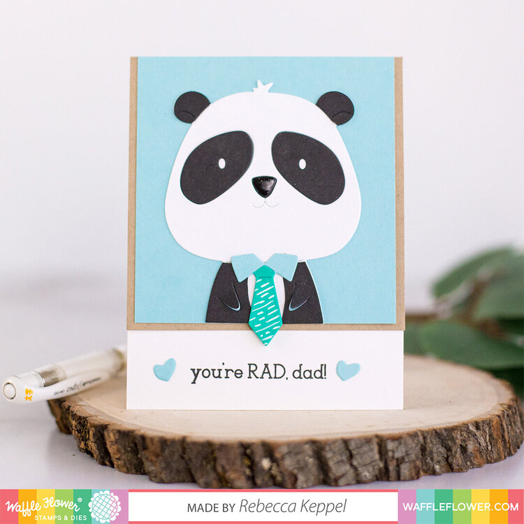 Panda Father&#039;s Day card