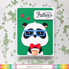 Panda Father's Day card