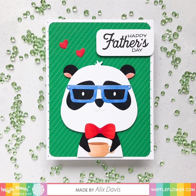 Panda Father&#039;s Day card