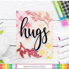 Plaid Hugs Card