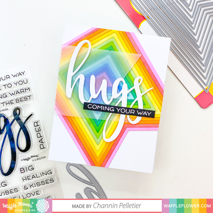 Nesting Banners Hugs Card