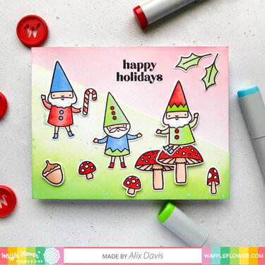 Happy Gnomes Holiday Card