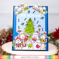 Christmas carolers card