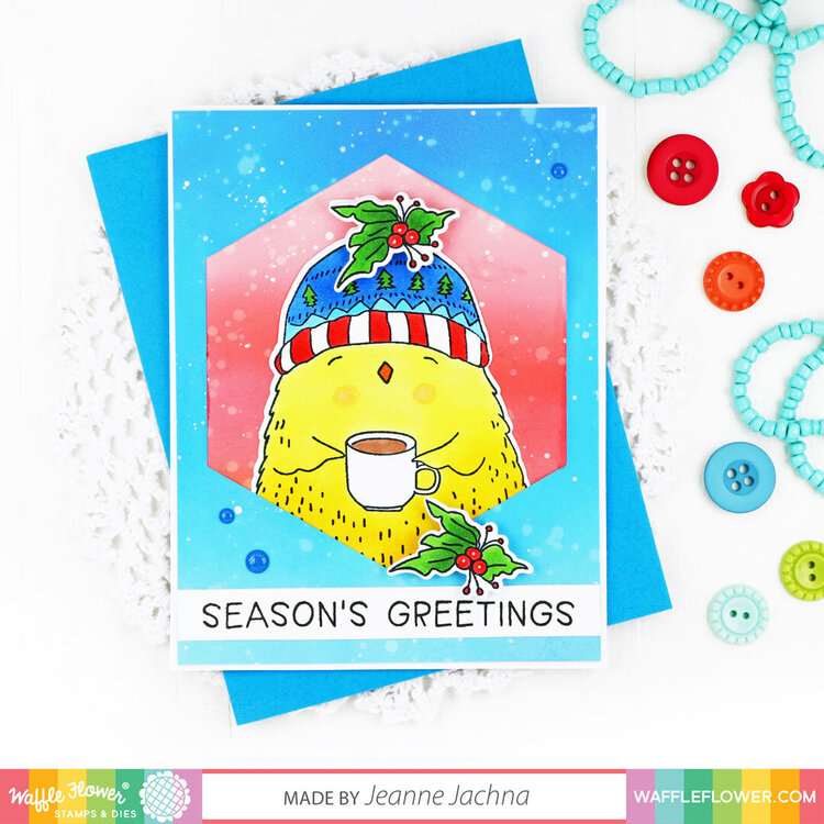 Holly Bird Card