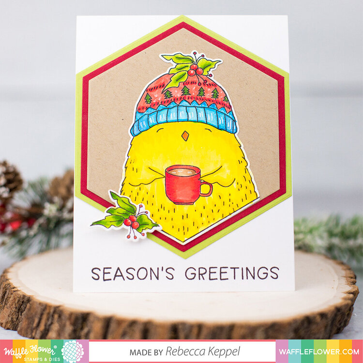 Holly Bird Card