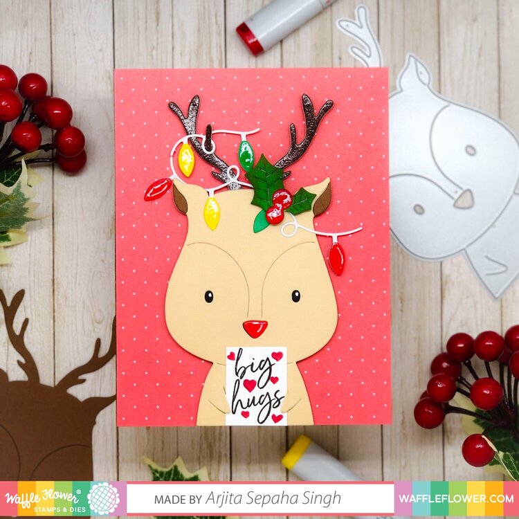 Holiday Reindeer Card
