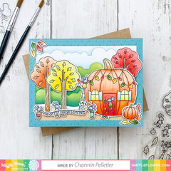 Pumpkin House Card