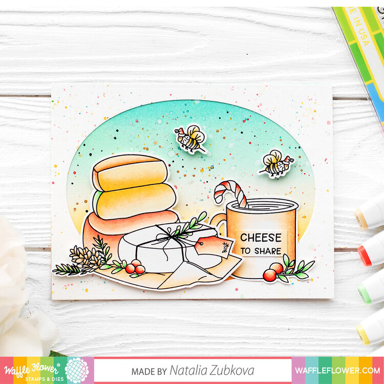 Holiday Cheese Card