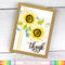 Layered Sunflowers Card