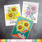 Layered Sunflowers Card