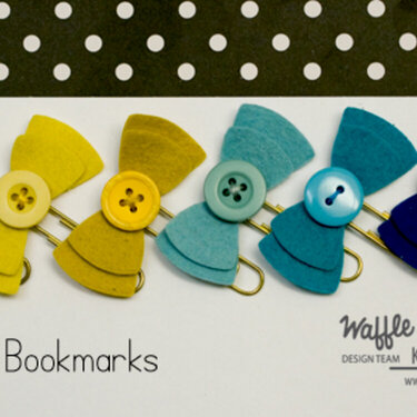 Bow Felt Bookmarks