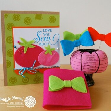 Love You Sew Much with 3D bow