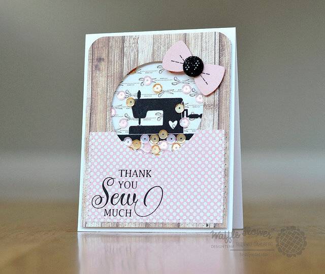 Thank you Sew Much with Bow