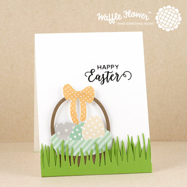 Egg Hunt Die and Chunky Grass Card