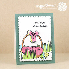 Egg Hunt in Chunky Grass Card