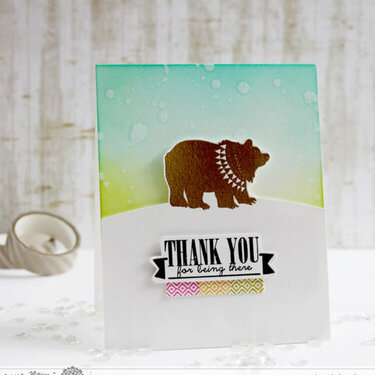 Thank You For Being Here Triba Thank You Card