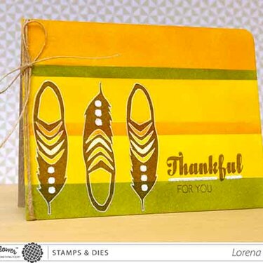 Thankful Feather More Card