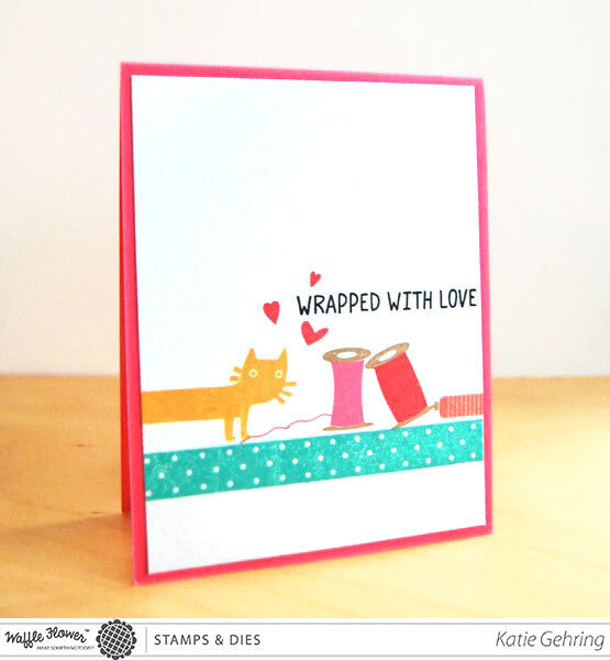 Wrapped With Love On My Mark Notions Card