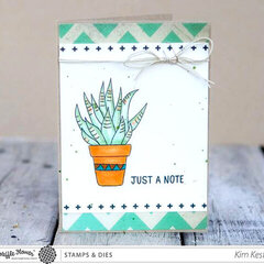 Just A Note Planted Card