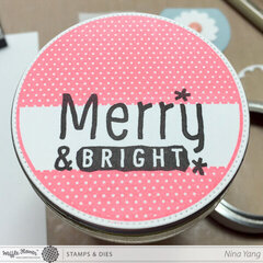 Merry & Bright Jar Topper