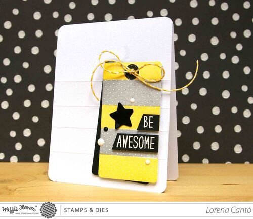 Be Awesome Tag Card