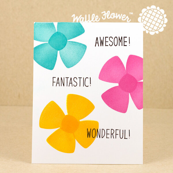 Awesome Bow Flower Card
