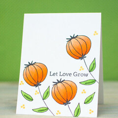 Poppy Let Love Grow Card