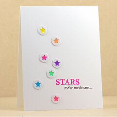 Neon Stars Card